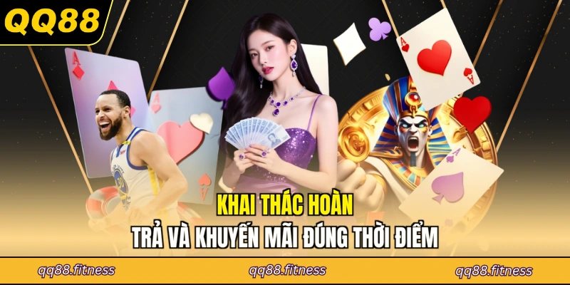 Khai thác hoàn trả và khuyến mãi đúng thời điểm